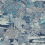 Tapete Paysage Japonais Initiales Bleu AF40808