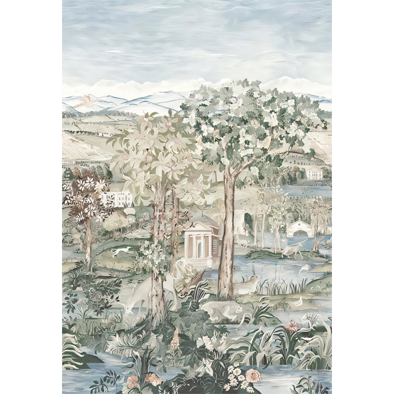 Arcadian Thames Panel - Zoffany