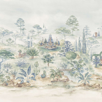 Papier peint panoramique Jardin Italien
