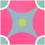 Zementfliese Galaxie Carocim Rose Néon & Bleu Calanques PAN25