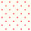 Zementfliese New Petit Pois Carocim Blanc-Orange Néon PAN303