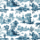 Papier peint panoramique Toile de Jouy Le Grand Siècle Bleu PP-JOUY-BLEU-2