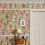 Papier Peint Hollyhocks House of Hackney Spring 1-WA-HOL-DI-SPR-XXX180X300cm