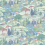Lodhi Wallpaper Osborne and Little Aqua W7900-02