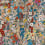 Carta da parati Hollyhocks House of Hackney Autumn 1-WA-HOL-DI-AUT-XXX180X300cm