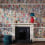 Papier Peint Hollyhocks House of Hackney Autumn 1-WA-HOL-DI-AUT-XXX180X300cm
