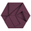 Akustische Wandbekleidung Hexagon Muratto Grape hexagon_grape