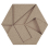 Hexagon Acoustical Wallcovering Muratto Sand hexagon_sand