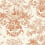 Beaux Jours Wallpaper Quenin Terracotta 6491-04