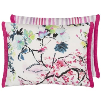 Kissen Chinoiserie Flower Peony Outdoor