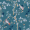 Birds Prosperity Wallpaper Coordonné Sapphire B00123