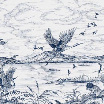 Panoramatapete Heron's Poetry