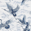 Imperial Ibis Wallpaper Coordonné Sapphire B00136