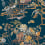 Carta da parati Sacred Pheasants Coordonn&eacute; Sapphire B00113