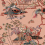 Sacred Pheasants Wallpaper Coordonné Rose B00116