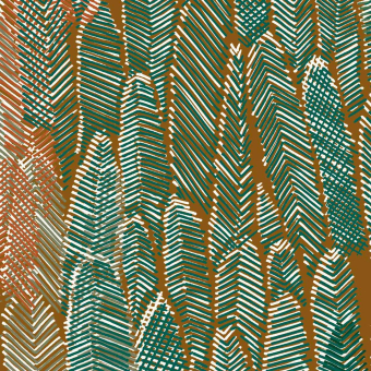Papeles pintados panorámico Plumage