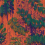 Carta da parati Rameaux Petit Ressource Orange/Bleu RP04L