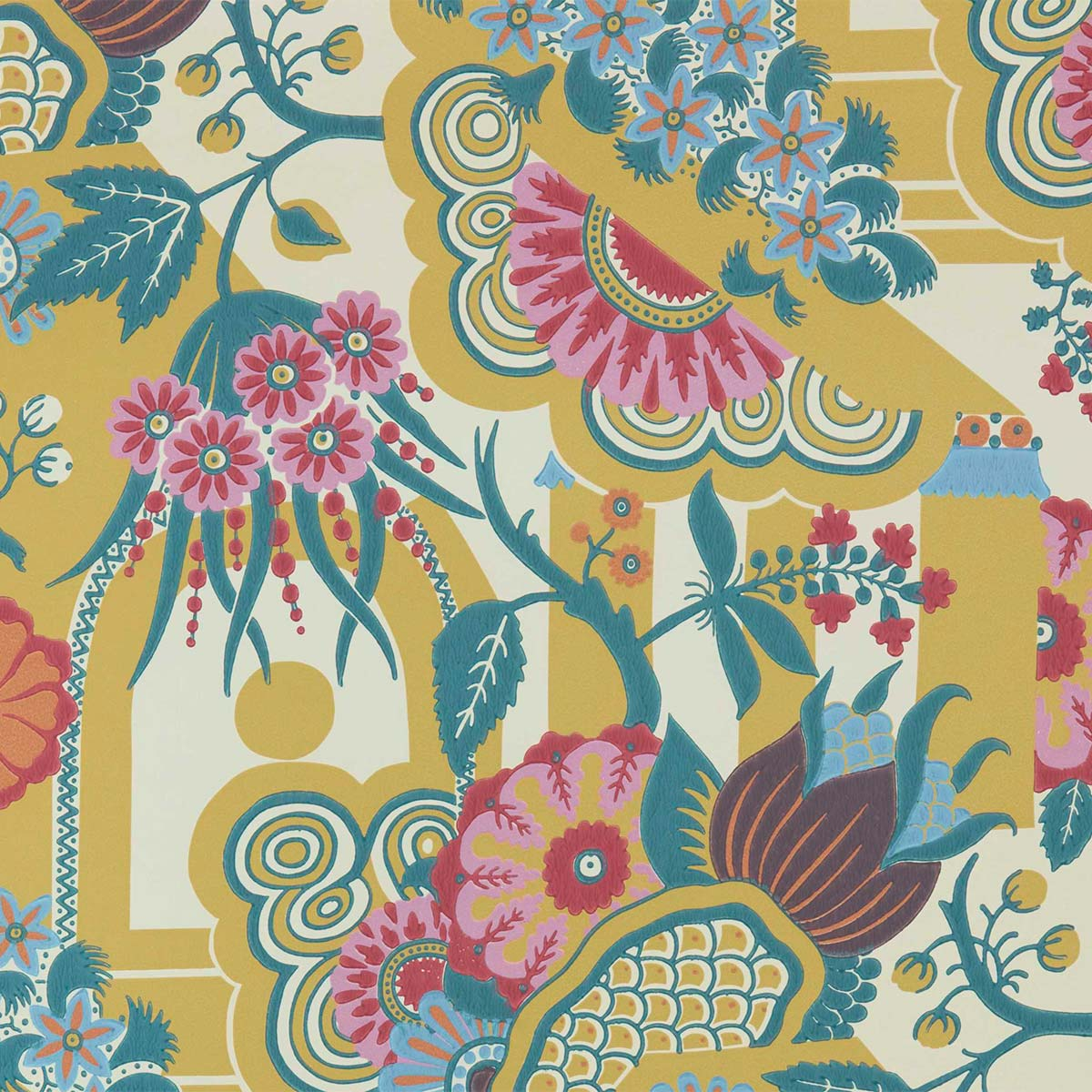 Pineapple Garden Wallpaper - 1838