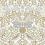 Carta da parati Jardin aux Papillons Initiales BEIGE ET BLANC AC9163