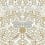 Jardin aux Papillons Wallpaper Initiales BEIGE ET BLANC AC9163