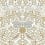 Tapete Jardin aux Papillons Initiales BEIGE ET BLANC AC9163