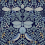 Papel pintado Jardin aux Papillons Initiales BLEU GRISÉ ET BLEU MARINE AC9165