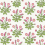 Fleurs de Pré Wallpaper Initiales FUCHSIA ET BLANC AC9153