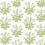 Papier peint Fleurs de Pré Initiales Vert et blanc AC9155