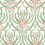 Feuillage Baies Wallpaper Initiales ROUGE ET VERT AC9141