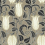 Carta da parati Tulibe Canterbury Initiales NOIR ET TAUPE AC9206