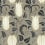 Tulibe Canterbury Wallpaper Initiales NOIR ET TAUPE AC9206