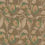 Tissu Virginia Nobilis Beige/Vert 11031.08