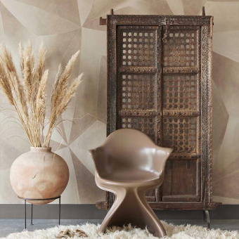 Papier peint panoramique Triangle S - Gilded