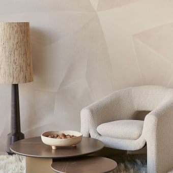 Papier peint panoramique Triangle L - Gilded