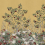 Papeles pintados panorámico Fleurs Magiques London Art Or MUN02-A