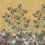 Papier peint panoramique Fleurs Magiques Londonart Or MUN02-A