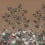 Papier peint panoramique Fleurs Magiques Londonart Caramel MUN02-B