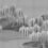 Papier peint panoramique Saules et Montagnes Londonart Argent MUN08-D