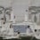 Carta da parati panoramica Les Baigneurs London Art Argent MUN14-D