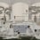 Carta da parati panoramica Les Baigneurs London Art Blanc MUN14-E