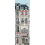 Panoramatapete Rue Jacob en Fête Edmond Petit 100x300 cm - 1 lé - Partie A RM152-001