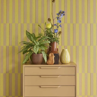 Papier peint Pluie Argent - Revive