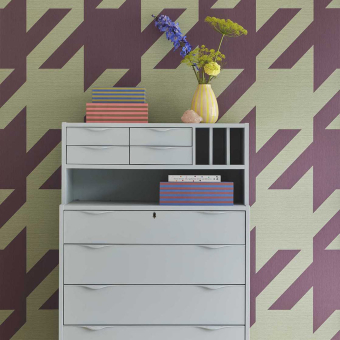 Papier peint Pied-de-poule - Revive