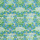 Campanula Fabric Morris and Co Peacock / Opal MVOF227224