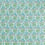 Tessuto Laceflower Morris and Co Garden Green / Lagoon MVOF227229