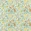 Tissu Fruit Coton Morris and Co Sap Green / Tangerine MVOF227205