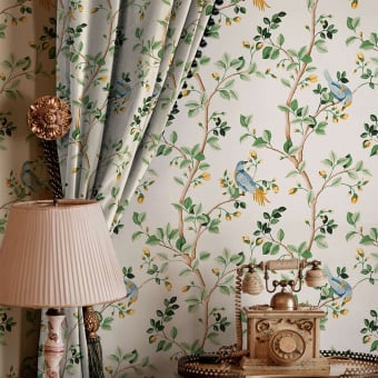 Birds Prosperity Fabric