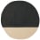 Teppich Pearl rond nanimarquina Black 01PRL000BLAR1