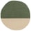 Teppich Pearl rond nanimarquina Green 01PRL000GRER1