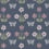 Papier peint Burges Butterfly Little Greene Hicks' blue burges-butterfly-hicks-blue